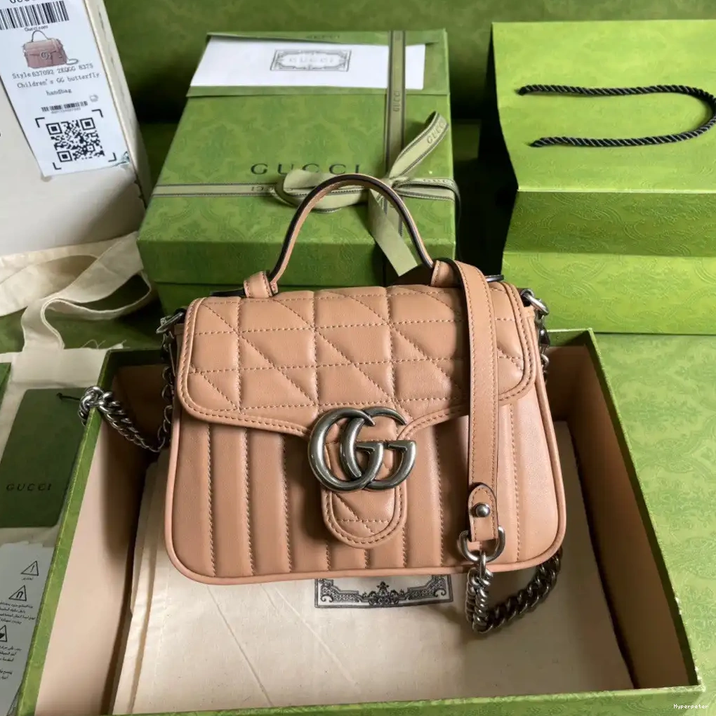 Hyper Peter GG Marmont Top GUCCI Mini Bag Handle 0626